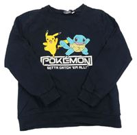 Tmavomodrá mikina s pokémony Name it