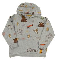 Šedá mikina s kapucí - The Gruffalo 