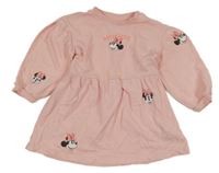 Růžové teplákové šaty s Minnie H&M