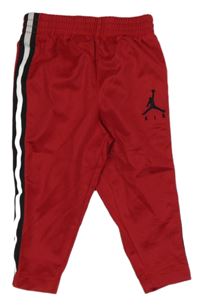 Červeno-černo-bílé sportovní tepláky Jordan Air