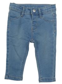 Světlemodré teplákové skinny rifle Primark