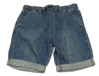 Tmavomodré riflové kraťasy 