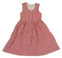 Červeno-bílé kostkované šaty Berti 