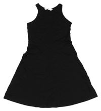 Černé šaty s průstřihem srdce H&M