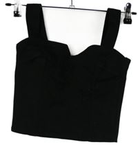 Dámský černý crop top H&M