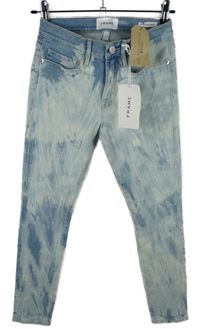 Nové - Dámské světlemodré plísňové skinny rifle Frame 