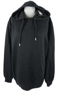 Nové - Pánská černá mikina s kapucí Boohoo