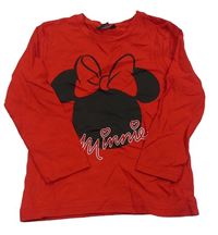Červené triko s Minnie Disney