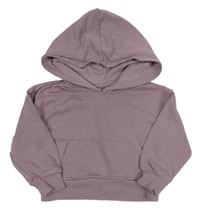 Fialová mikina s kapucí H&M