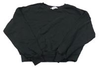 Černá crop mikina H&M
