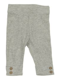 Světlešedé žebrované lehké tepláky 