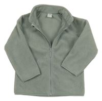 Šedomodrá fleecová propínací mikina H&M