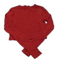 ČErvené crop triko H&M