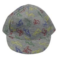Šedá kšiltovka s dinosaury Primark