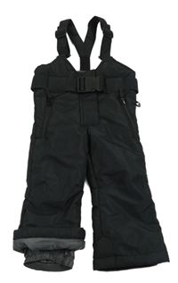 Černé šusťákové funkční laclové oteplovačky McKinley