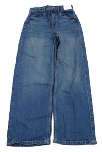 Nové - modré wide leg rifle H&M