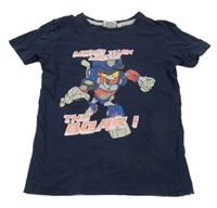 Tmavomodré tričko s Angry birds