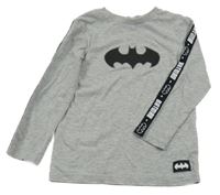 Šedé melírované triko s Batmanem George