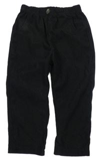 Černé manšestráky Shein