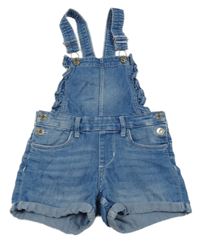 Modré riflové laclové kraťasy tH&M