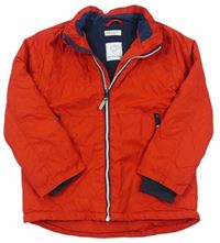 Červená šusťáková přechodová bunda H&M