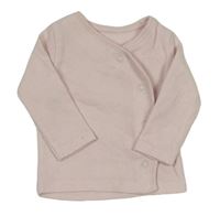 Světlerůžové vzorované zavinovací triko Matalan