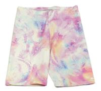 Barevné batikované elastické kraťasy Matalan