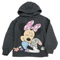 Tmavošedá mikina s Minnií a kapucí Disney