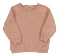 Světlerůžová mikina s medvídkem Matalan