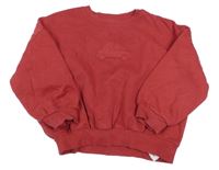 Červená oversize mikina s autem George 