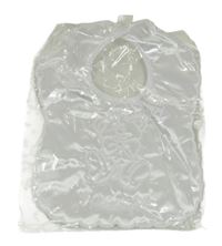 Nové - Bílý saténový bryndák s medvídkem 