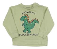 Světlezelená mikina s dinosaury Orsolino 