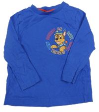 Kobaltově modré triko s Chasem 