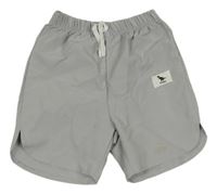 Šedé sportovní kraťasy s nášivkou Shein