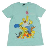 Tyrkysové tričko The Simpsons
