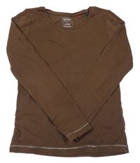 Hnědé triko Esprit 