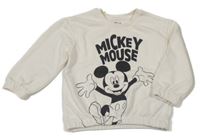 Bílá mikina s Mickeym Disney + Primark