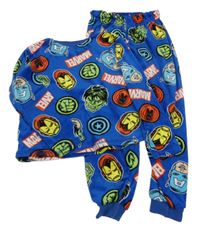 Safírové plyšové pyžamo s Avengers MARVEL