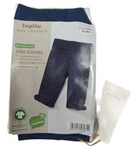 Nové - tmavomodré polodupky lupilu