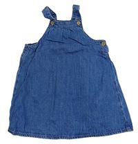 Modré riflové laclové šaty M&S