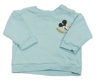 Světlemodrá mikina s Mickeym George
