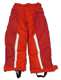 Červené šusťákové funkční oteplovačky Wed'ze