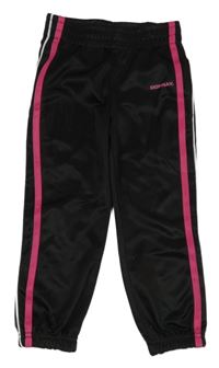 Černé sportovní tepláky s pruhy Donnay