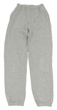 Světlešedé melírované tepláky H&M