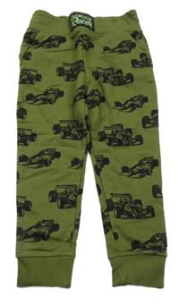 Khaki tepláky s formulemi H&M