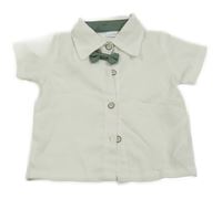 Bílá košile s motýlkem