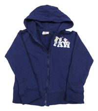 Tmavomodrá propínací mikina s Paw Patrol a kapucí Nickelodeon