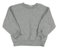 Šedá melírovaná mikina H&M
