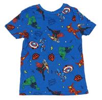 Modré pyžamové tričko s Avangers Marvel