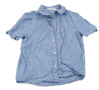 Světlemodrá puntíkatá košile H&M